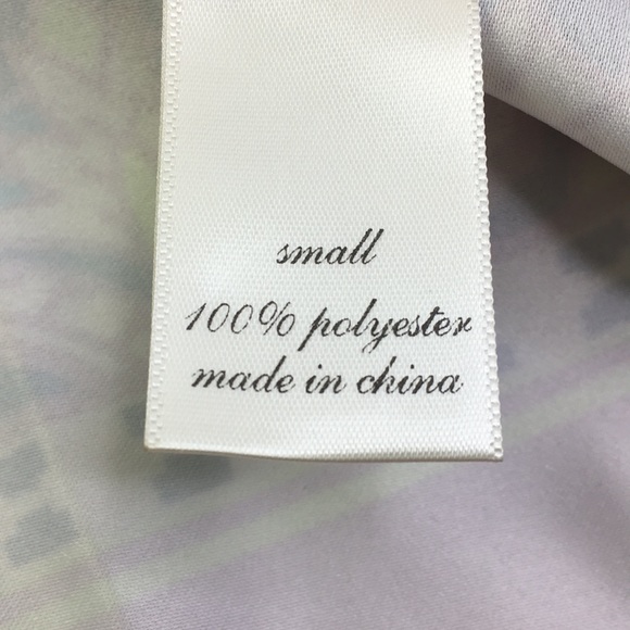 Miami Skirt S Midi Geometric Paisley A-Line *E - Picture 5 of 6